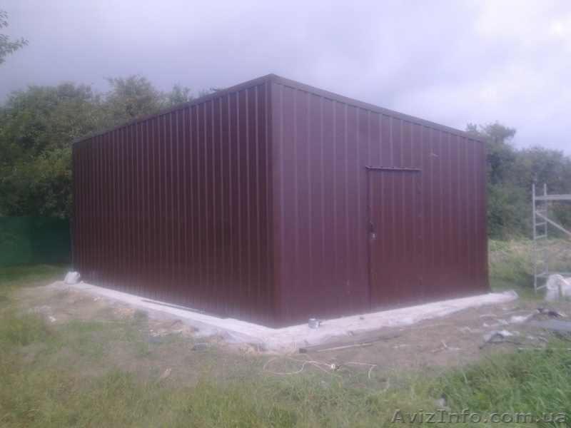Гараж с оцинкованного профиля - <ro>Изображение</ro><ru>Изображение</ru> #1, <ru>Объявление</ru> #881995