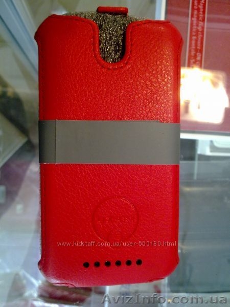 Чехол книга для HTC Desire SV Ozaki, кожа, белый, черный, красный цвета - <ro>Изображение</ro><ru>Изображение</ru> #1, <ru>Объявление</ru> #905926