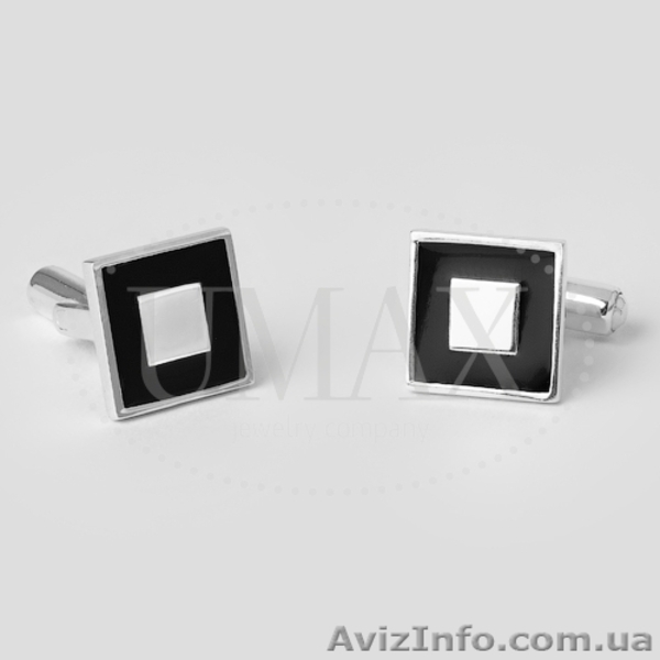 Продаю запонки с цирконием/эмалью. Серебро 925 пробы.  - <ro>Изображение</ro><ru>Изображение</ru> #7, <ru>Объявление</ru> #903471