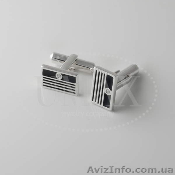 Продаю запонки с цирконием/эмалью. Серебро 925 пробы.  - <ro>Изображение</ro><ru>Изображение</ru> #9, <ru>Объявление</ru> #903471