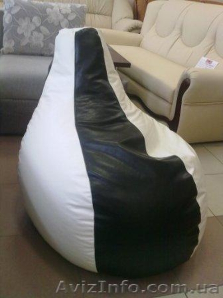 Кресло - мешок Груша FERRARI 75х85 Кожвинил - <ro>Изображение</ro><ru>Изображение</ru> #8, <ru>Объявление</ru> #905575