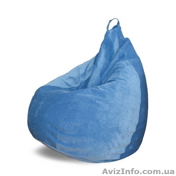 Кресло - мешок Груша 120х85 Велюр алоба - <ro>Изображение</ro><ru>Изображение</ru> #2, <ru>Объявление</ru> #905596