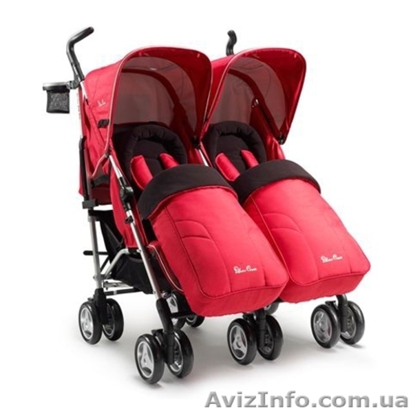 Прогулочная коляска для двойни Silver Cross Pop Duo - <ro>Изображение</ro><ru>Изображение</ru> #3, <ru>Объявление</ru> #896190