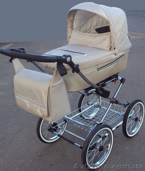 Универсальная коляска Roan Rialto Chrome Lux - <ro>Изображение</ro><ru>Изображение</ru> #1, <ru>Объявление</ru> #896053