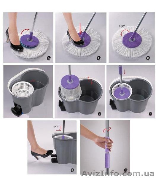 Швабра с ведром Magic Mop - <ro>Изображение</ro><ru>Изображение</ru> #2, <ru>Объявление</ru> #904843