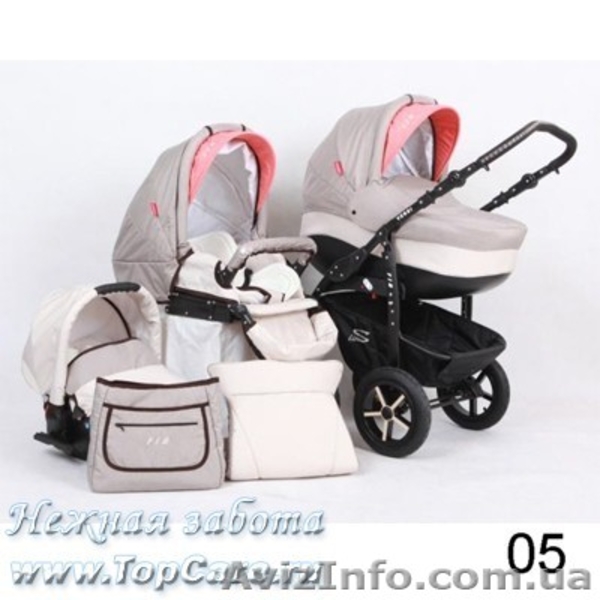 Универсальная коляска Verdi FIO S-Line(лен,кожа) - <ro>Изображение</ro><ru>Изображение</ru> #2, <ru>Объявление</ru> #896213