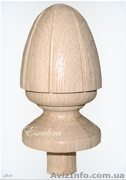 Деревянные точеные и фрезерованные шары и навершия для столбов лестниц - <ro>Изображение</ro><ru>Изображение</ru> #2, <ru>Объявление</ru> #904621