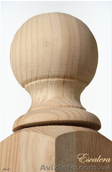 Деревянные точеные и фрезерованные шары и навершия для столбов лестниц - <ro>Изображение</ro><ru>Изображение</ru> #3, <ru>Объявление</ru> #904621