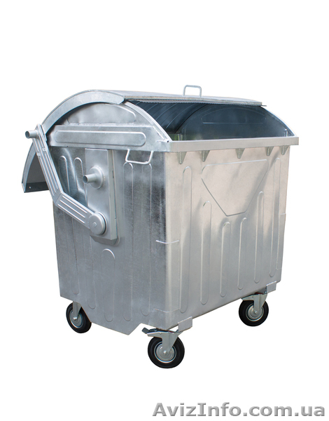 Контейнер для сбора ТБО со сдвижной крышкой на 1100 л. Со склада и под заказ - <ro>Изображение</ro><ru>Изображение</ru> #1, <ru>Объявление</ru> #904193