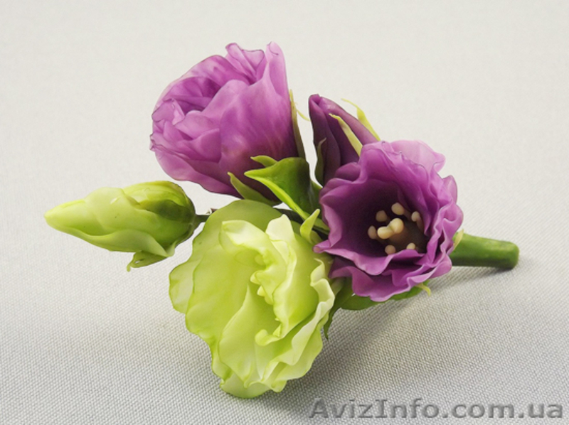 Украшение-брошь Эустома - <ro>Изображение</ro><ru>Изображение</ru> #4, <ru>Объявление</ru> #908105