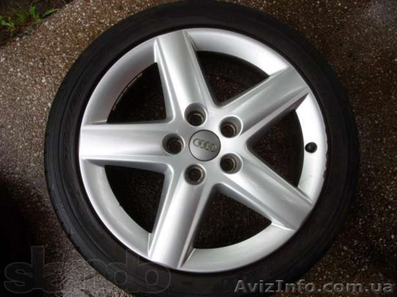 Диски 17 Audi з резиною Dunlop - <ro>Изображение</ro><ru>Изображение</ru> #3, <ru>Объявление</ru> #929347