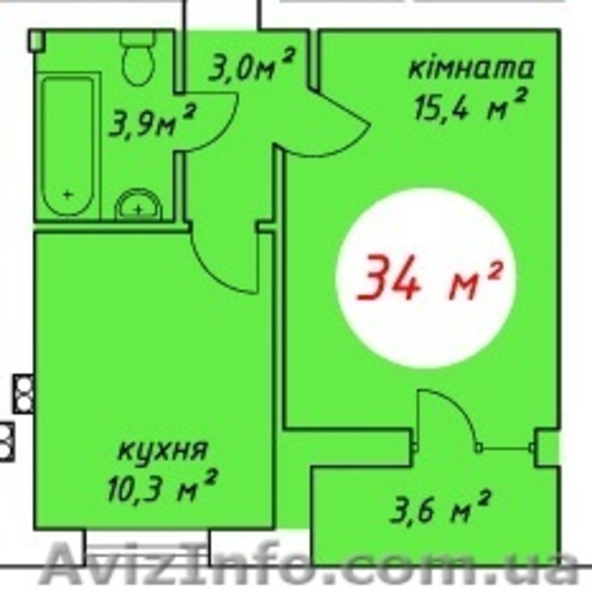 Отличная квартира в новострое, г. Ирпень. Привлекательная цена! - <ro>Изображение</ro><ru>Изображение</ru> #2, <ru>Объявление</ru> #922350