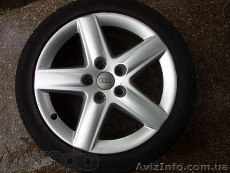 Диски 17 Audi з резиною Dunlop - <ro>Изображение</ro><ru>Изображение</ru> #5, <ru>Объявление</ru> #929347