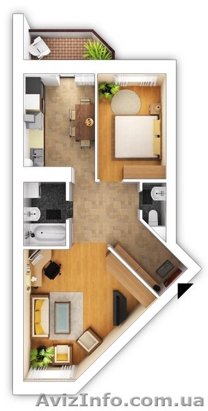 Двухкомнатные квартиры в ЖК "Петровский квартал" 5 км от Киева - <ro>Изображение</ro><ru>Изображение</ru> #5, <ru>Объявление</ru> #806096