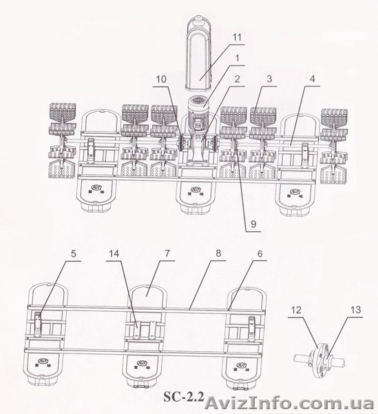 Колесно-лопастный аэратор SC-2,2 - <ro>Изображение</ro><ru>Изображение</ru> #2, <ru>Объявление</ru> #932783