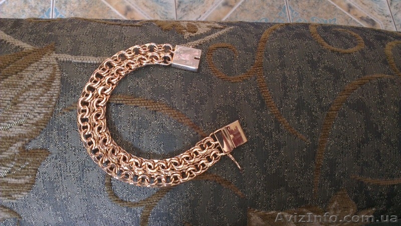 Продам золотой мужской браслет - <ro>Изображение</ro><ru>Изображение</ru> #4, <ru>Объявление</ru> #924825