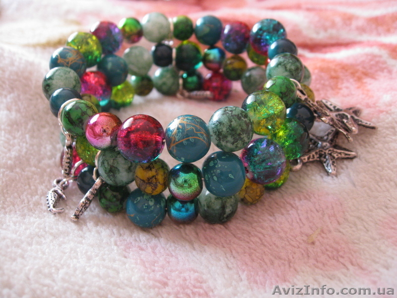 Браслеты ручной работы для ярких девушек - <ro>Изображение</ro><ru>Изображение</ru> #4, <ru>Объявление</ru> #926038