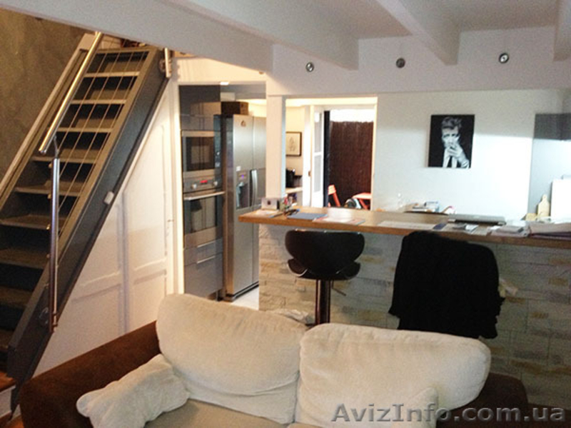 Ницца, милый дуплекс в стиле лофт в двух уровнях - <ro>Изображение</ro><ru>Изображение</ru> #4, <ru>Объявление</ru> #928691