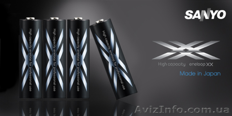 Sanyo Eneloop XX AA 2550 mAh, HR-3UWXB, 500 циклов! - <ro>Изображение</ro><ru>Изображение</ru> #1, <ru>Объявление</ru> #932180