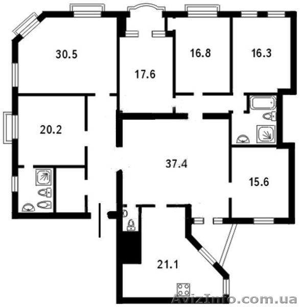 Продам, Сдам квартиру 225 м2, Владимирская 61/11, Льва Толстого 11/61 - <ro>Изображение</ro><ru>Изображение</ru> #3, <ru>Объявление</ru> #859398