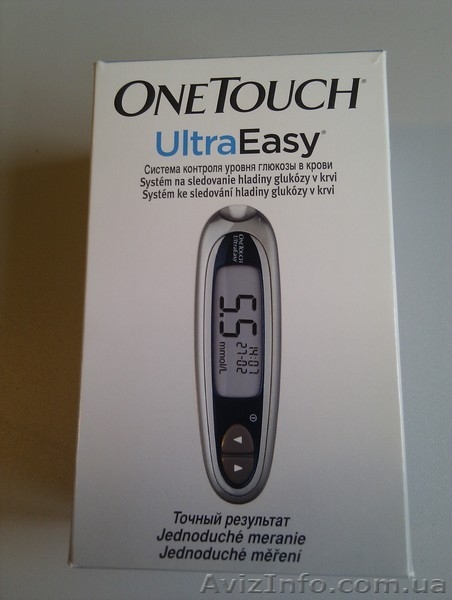 Глюкометр OneTouch UltraEasy (США) новый, в упаковке. - <ro>Изображение</ro><ru>Изображение</ru> #1, <ru>Объявление</ru> #946493