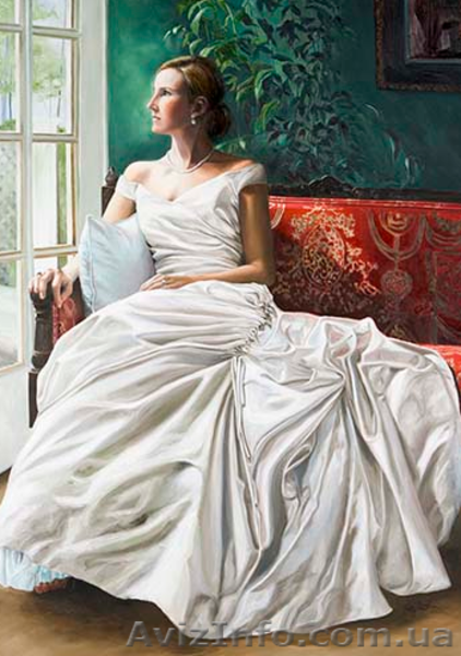 Свадебный подарок портрет маслом по фотографии Портрет невесты КИЕВ - <ro>Изображение</ro><ru>Изображение</ru> #1, <ru>Объявление</ru> #943644