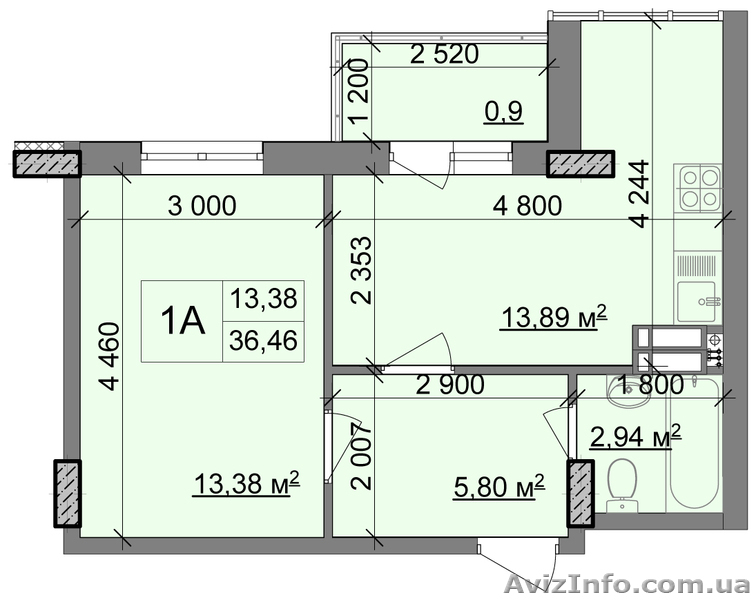 Квартиры в Голосеевском районе - <ro>Изображение</ro><ru>Изображение</ru> #3, <ru>Объявление</ru> #967218