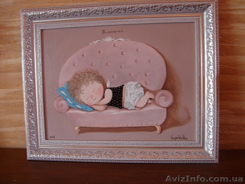 продам картину Гапчинской \"Мамины туфли\" - <ro>Изображение</ro><ru>Изображение</ru> #3, <ru>Объявление</ru> #980652