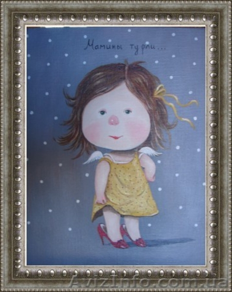 продам картину Гапчинской \"Мамины туфли\" - <ro>Изображение</ro><ru>Изображение</ru> #5, <ru>Объявление</ru> #980652