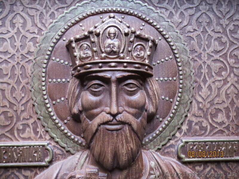 Продам икону "Князь Владимир" - <ro>Изображение</ro><ru>Изображение</ru> #3, <ru>Объявление</ru> #972170