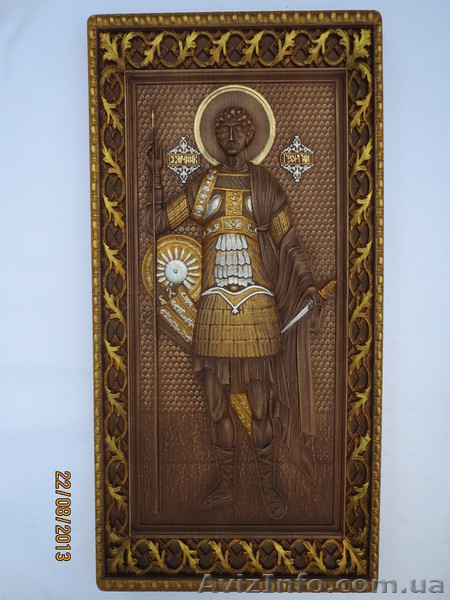 Продам икону "Георгий Победоносец" - <ro>Изображение</ro><ru>Изображение</ru> #1, <ru>Объявление</ru> #972141