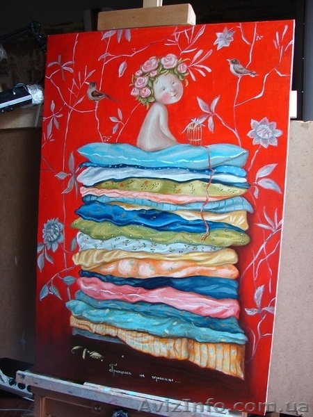 продам картину Гапчинской \"Мамины туфли\" - <ro>Изображение</ro><ru>Изображение</ru> #9, <ru>Объявление</ru> #980652