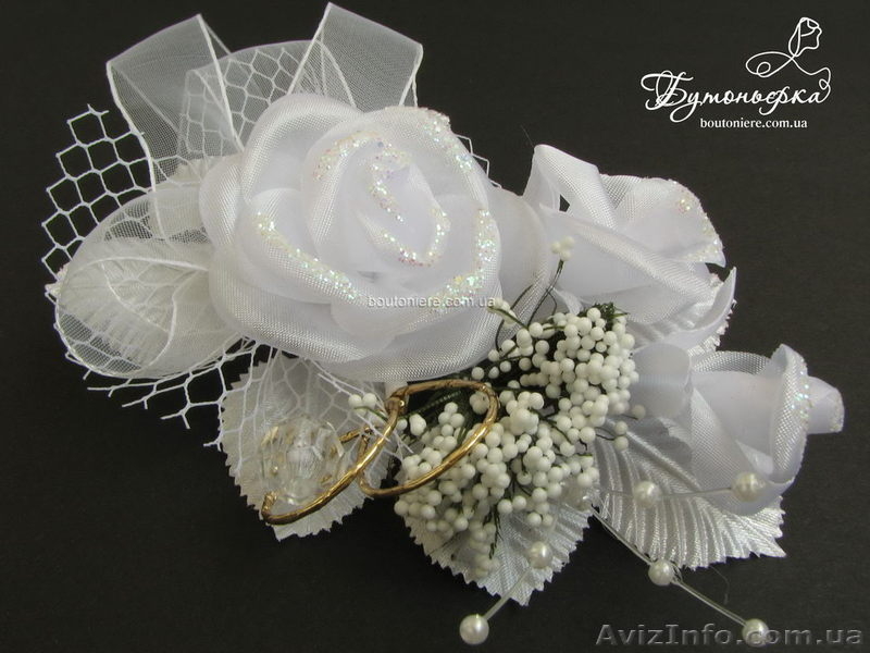 Свадебные бутоньерки ручной работы - <ro>Изображение</ro><ru>Изображение</ru> #1, <ru>Объявление</ru> #988230