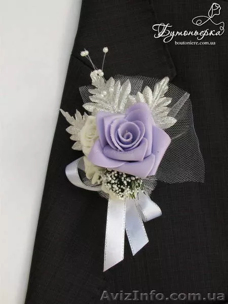 Свадебные бутоньерки ручной работы - <ro>Изображение</ro><ru>Изображение</ru> #5, <ru>Объявление</ru> #988230
