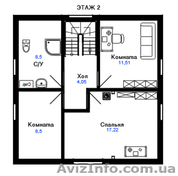 Продается новый 2х этажный 5-комн. дом  в с. Малая Александровка - <ro>Изображение</ro><ru>Изображение</ru> #4, <ru>Объявление</ru> #988818