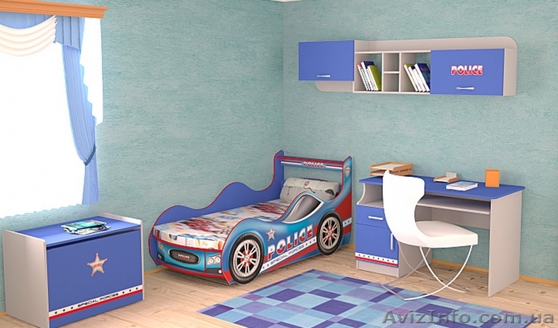 Кровать-машина \"Полиция\" - <ro>Изображение</ro><ru>Изображение</ru> #5, <ru>Объявление</ru> #995719