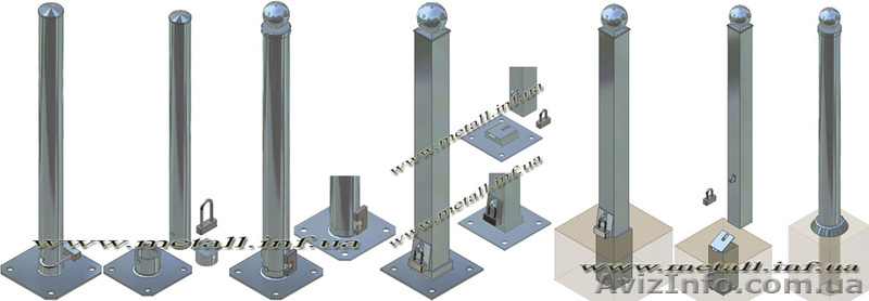 Съемный парковочный столбик. - <ro>Изображение</ro><ru>Изображение</ru> #3, <ru>Объявление</ru> #560067