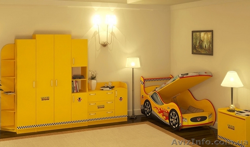 Кровать-машинка "Такси" - <ro>Изображение</ro><ru>Изображение</ru> #4, <ru>Объявление</ru> #995774