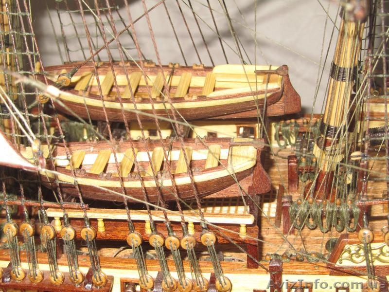 Модель парусного корабля, авторская работа. - <ro>Изображение</ro><ru>Изображение</ru> #4, <ru>Объявление</ru> #1012483