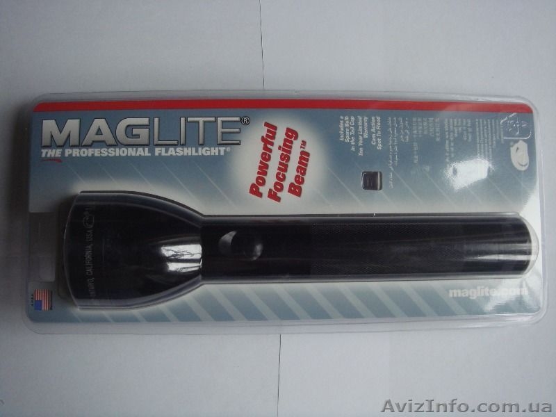 Фонарик Maglite Black S2C016R - <ro>Изображение</ro><ru>Изображение</ru> #1, <ru>Объявление</ru> #1001900