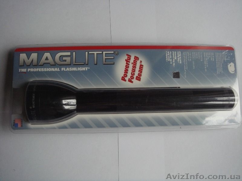 Фонарик Maglite Black S3C016R - <ro>Изображение</ro><ru>Изображение</ru> #1, <ru>Объявление</ru> #1001899