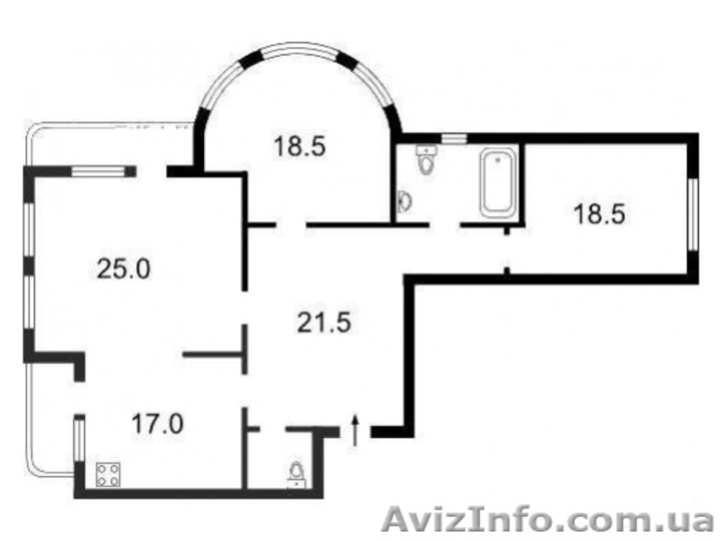 Продам 3-комнатную квартиру, г.Киев - <ro>Изображение</ro><ru>Изображение</ru> #7, <ru>Объявление</ru> #1021200
