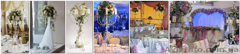 Аренда свадебных декораций , прокат подсвечников - <ro>Изображение</ro><ru>Изображение</ru> #9, <ru>Объявление</ru> #1026024