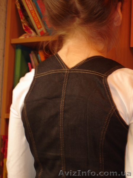 Новый джинсовый сарафан для девочки р.34-36 - <ro>Изображение</ro><ru>Изображение</ru> #3, <ru>Объявление</ru> #1047222