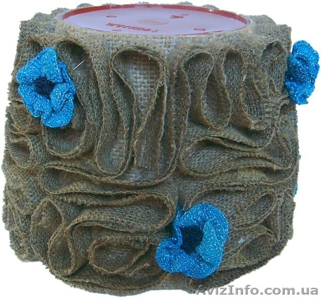 Подарок: Горшок для цветов "В нашем поле Васильки" ручной работы - <ro>Изображение</ro><ru>Изображение</ru> #5, <ru>Объявление</ru> #1047721