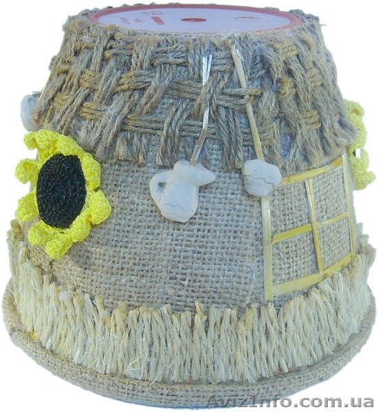 Дизайнерский горшок для цветов "Деревенская жизнь" ручной работы  - <ro>Изображение</ro><ru>Изображение</ru> #5, <ru>Объявление</ru> #1047720