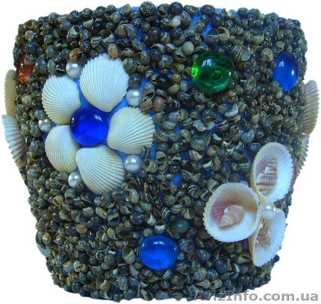 Эксклюзивный подарок ручной работы Цветочный горшок "На морском пляже" - <ro>Изображение</ro><ru>Изображение</ru> #3, <ru>Объявление</ru> #1047732