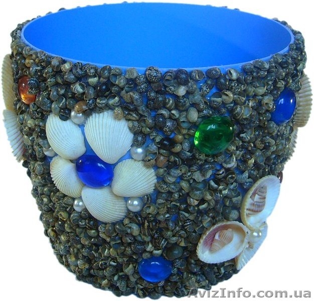 Эксклюзивный подарок ручной работы Цветочный горшок "На морском пляже" - <ro>Изображение</ro><ru>Изображение</ru> #4, <ru>Объявление</ru> #1047732