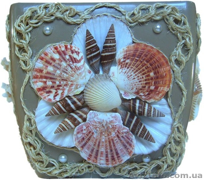 Подарок. Горшок для цветов "Морское воспоминание" ручной работы. - <ro>Изображение</ro><ru>Изображение</ru> #3, <ru>Объявление</ru> #1047731