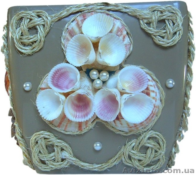 Подарок. Горшок для цветов "Морское воспоминание" ручной работы. - <ro>Изображение</ro><ru>Изображение</ru> #4, <ru>Объявление</ru> #1047731